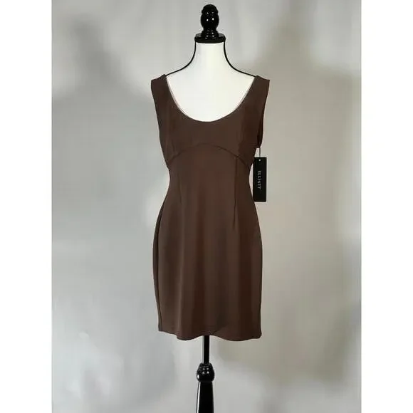 brown dress booties for women Elliatt Lacy Strapless Gown – Mia Bella The Label main image 1